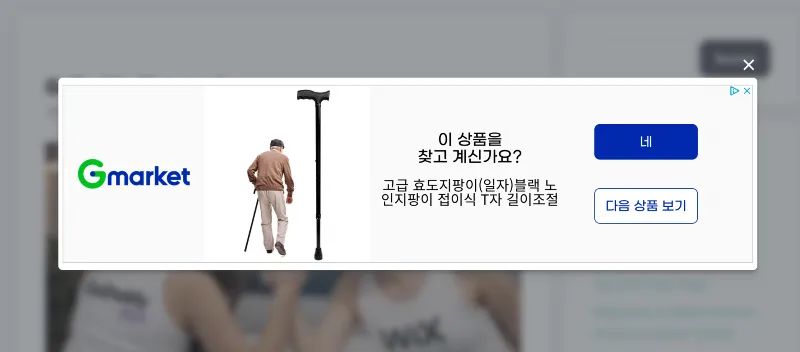지마켓 효도지팡이